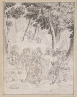 S+ 133
<br/>
Ontwerp voor een gravure naar Ch. Coypel
<br/>
<em>Picart, Bernard (1673-1733)</em>